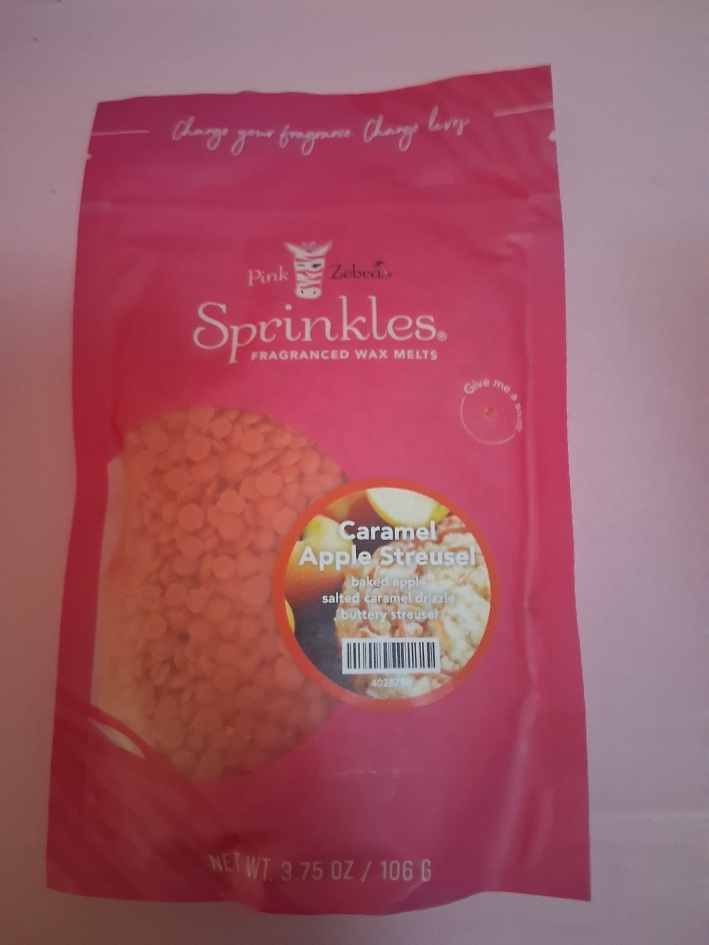 Pink Zebra Pink Sprinkles Caramel Apple Streusel Wax Melts
